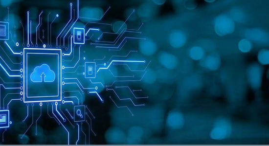 cloud digital ai graphic representation