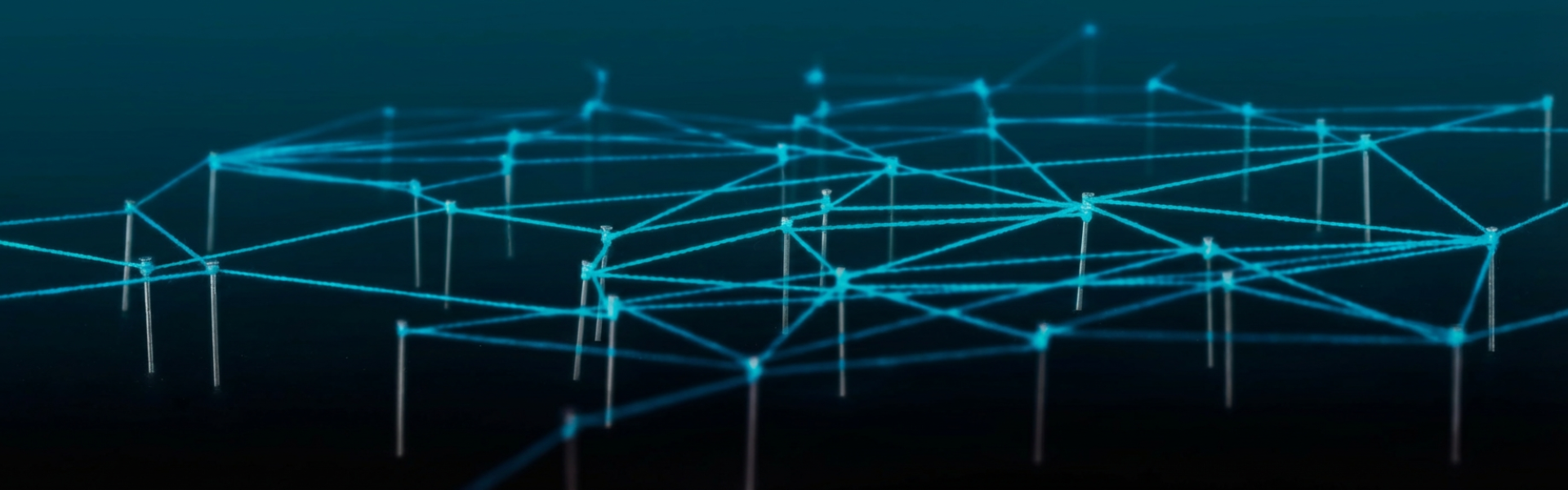 Abstract network notes graphic